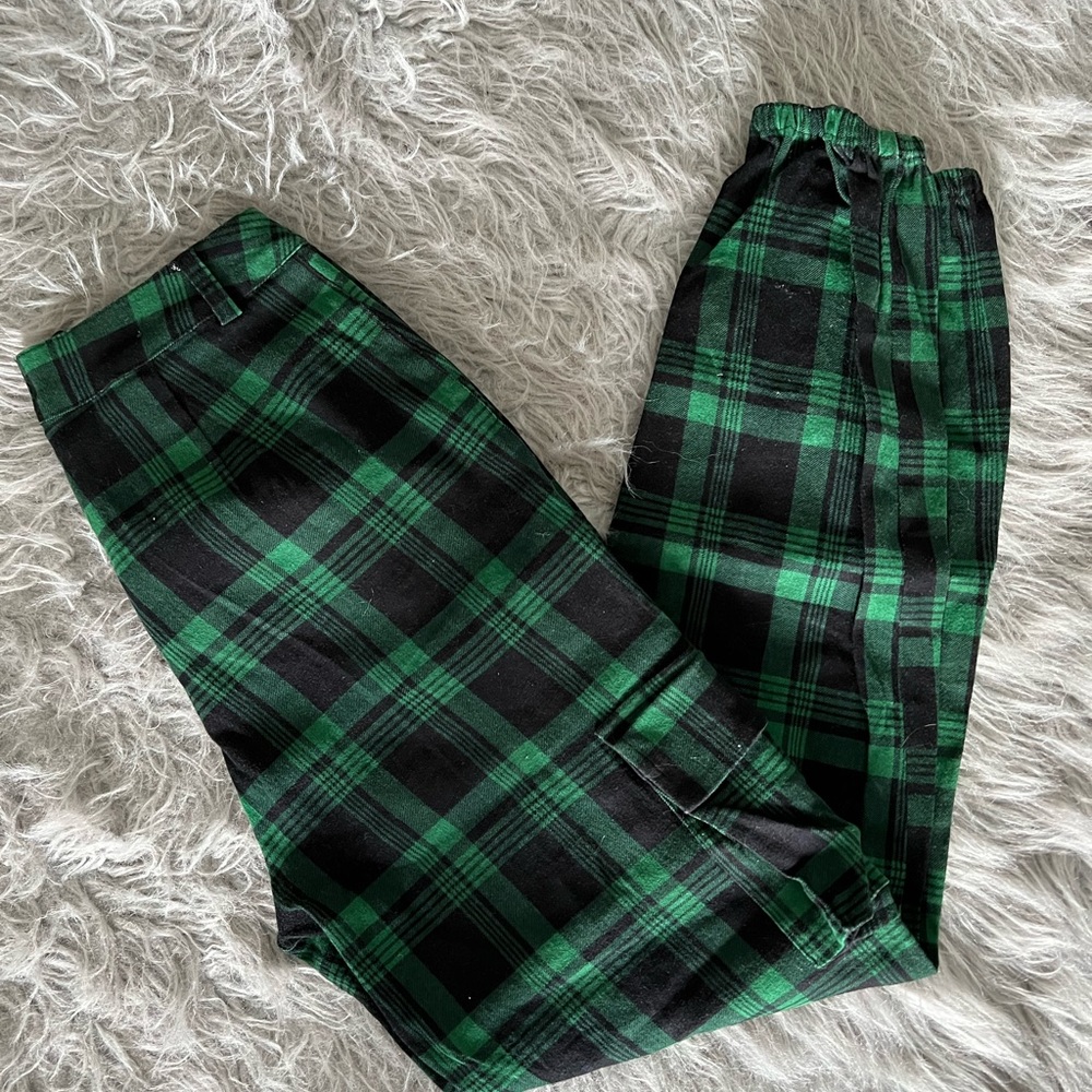 Plaid joggers